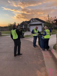 Republic Services and MWC audit a recycling bin to educate citizens and improve program